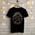 Black Gildan 5000 t-shirt with funny Annual Turkey Trot 2026 design of a running turkey in sneakers, I am only here so I can eat more stuffing