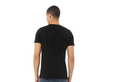 Blank black Teeland premium ring-spun cotton unisex t-shirt, plain tee